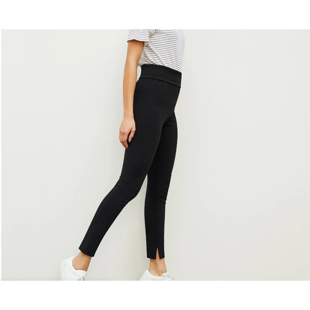 M.M.LaFleur Stella Legging Washable Ponte Black High Rise Pants Workwear Size 4